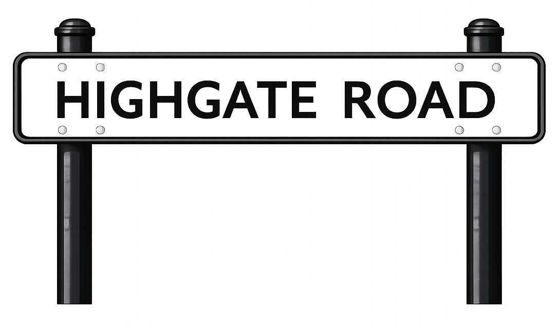 Highgate Road street sign
